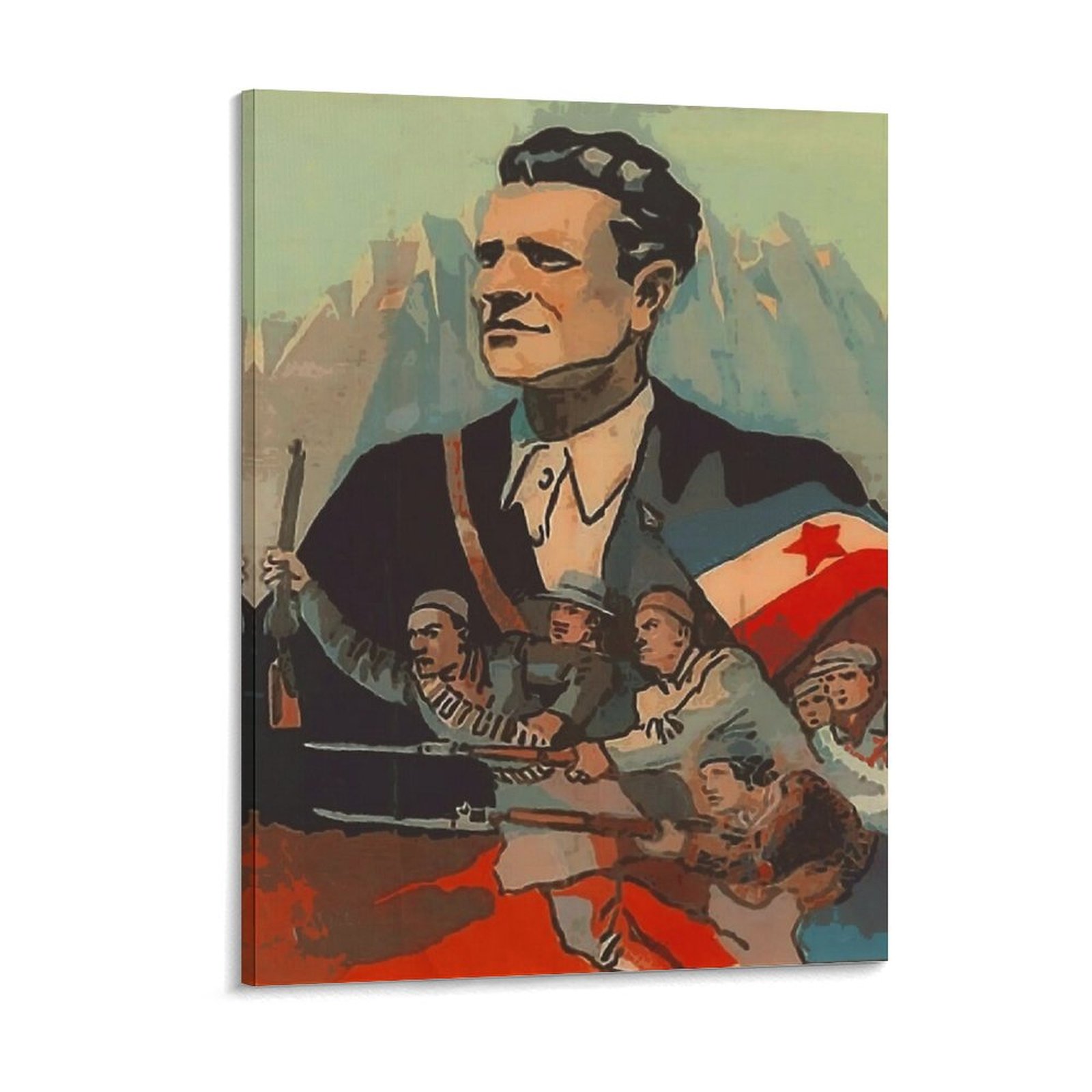 Home Cinema Wall - Jugoslavija Josip Broz Tito Poster Altes