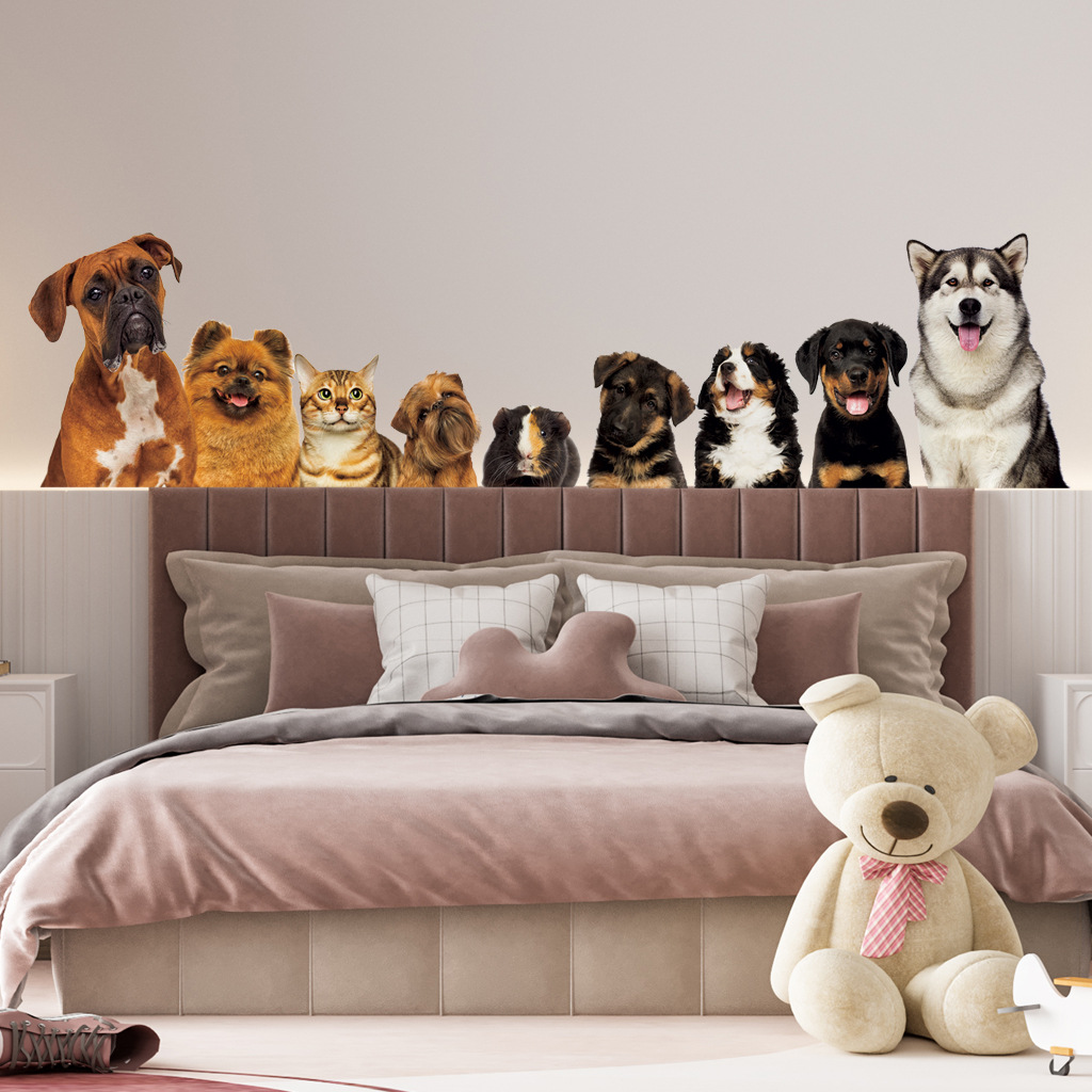 Home Cinema Wall - C30 # Wandaufkleber mit 9, niedlichen