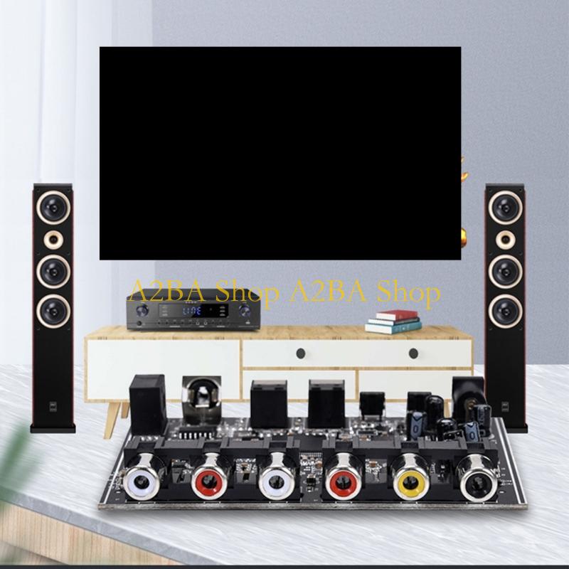 Surround Sound Decoder - A2BA-Soundformatkonverter mit visuellen Koaxial- und Stereoeingängen