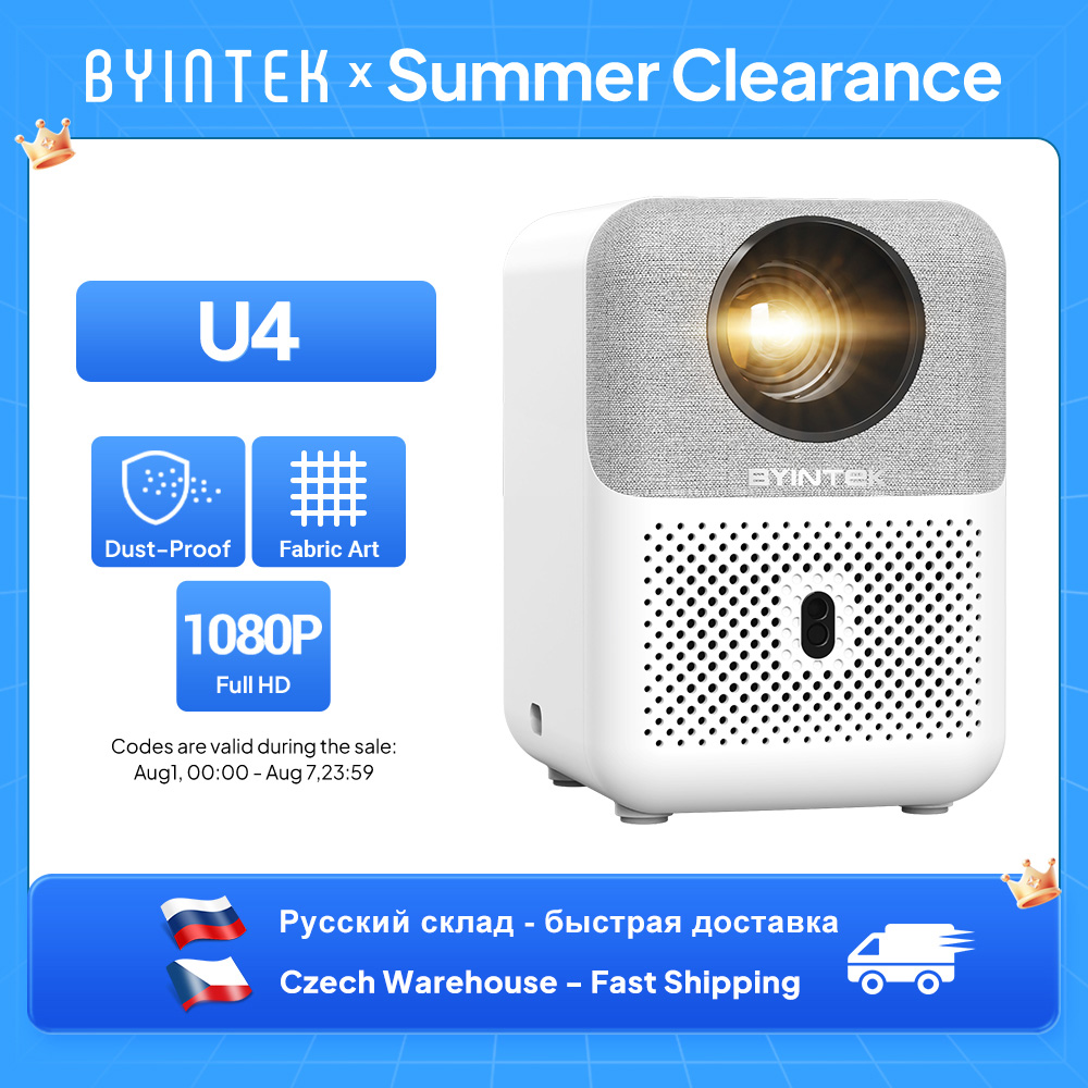 Home Cinema Compact - BYINTEK Full HD Mini-Projektor U4 LOVE