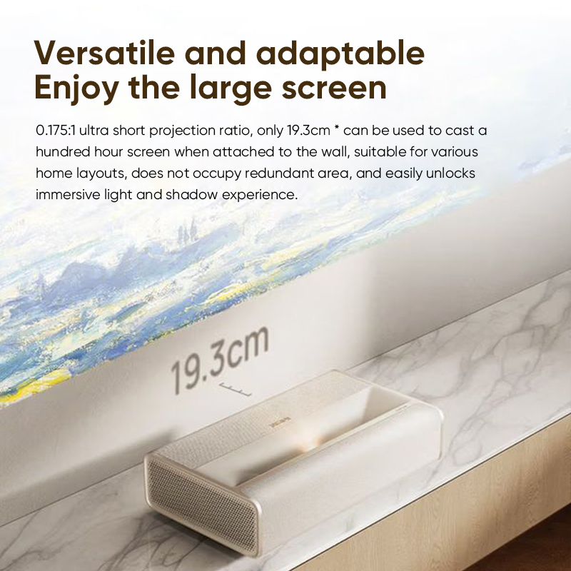 Home Cinema Ultra Short Throw Projector - XGIMI MIRA 4K Ultra-Kurzdistanz-Tri-Color-Laser-TV-Projektor 2000 ISO