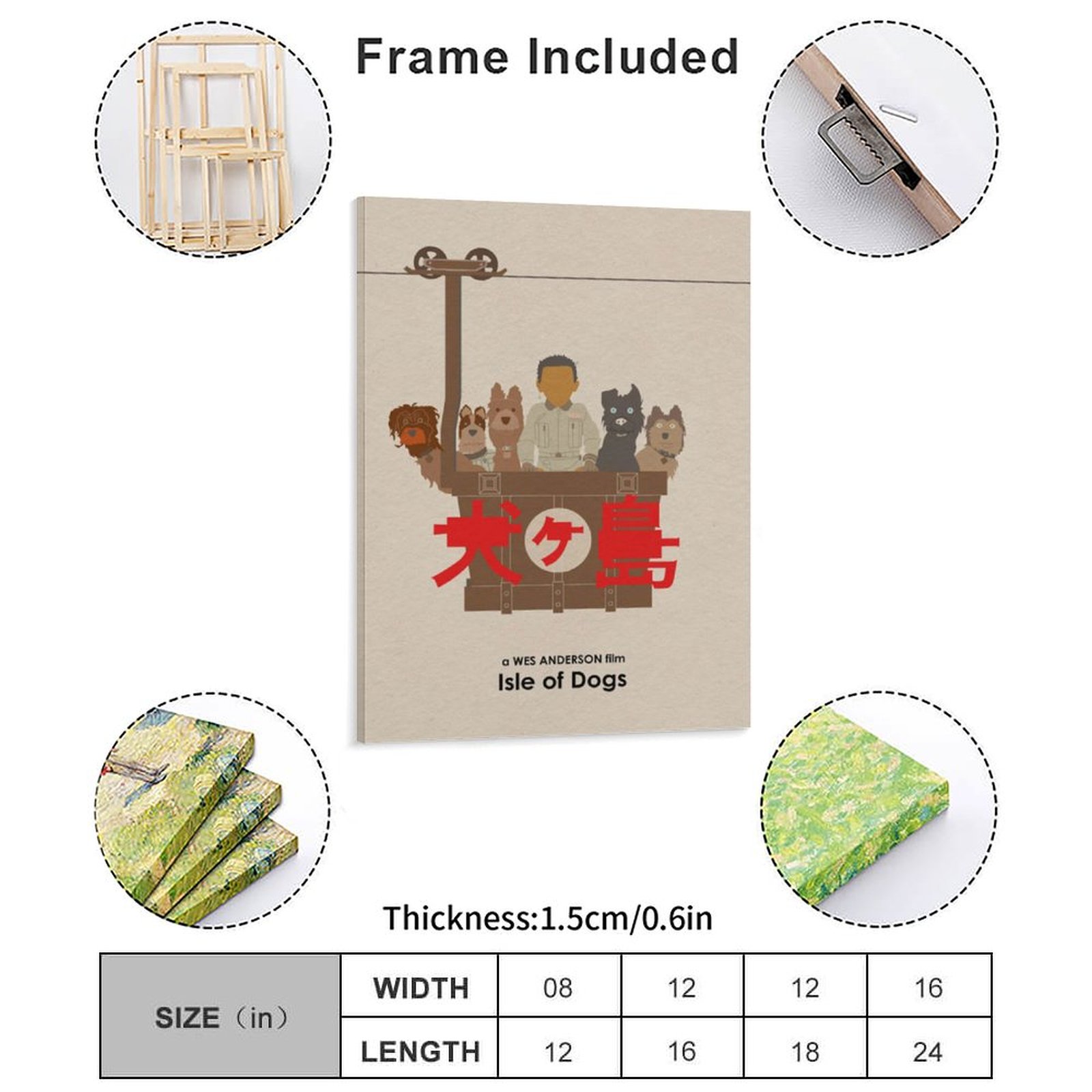 Wes Anderson Isle Of Dogs Film – Home Cinema Wall Bewertung und Preis