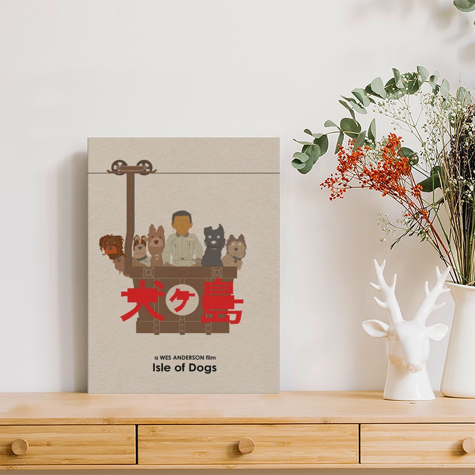 Wes Anderson Isle Of Dogs Film – Home Cinema Wall Bewertung und Preis