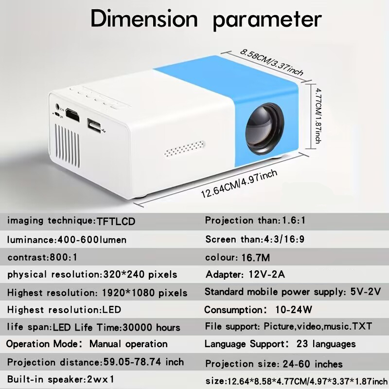 Ultra-High-Definition-Projekto – Home Cinema Compact Bewertung und Preis
