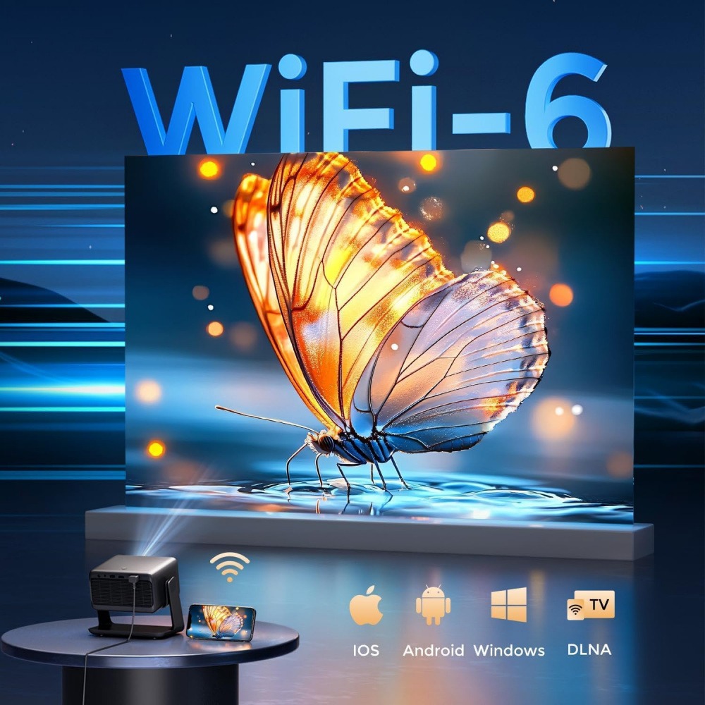 4K Video-Projektor WLAN Blueto – Home Cinema Compact Bewertung und Preis