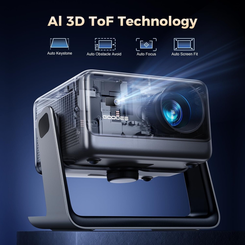 4K Video-Projektor WLAN Blueto – Home Cinema Compact Bewertung und Preis
