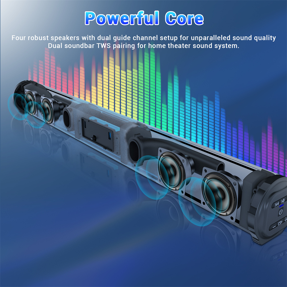 Sound Bar TV Sound System Blue – Home Cinema Audio System Bewertung und Preis