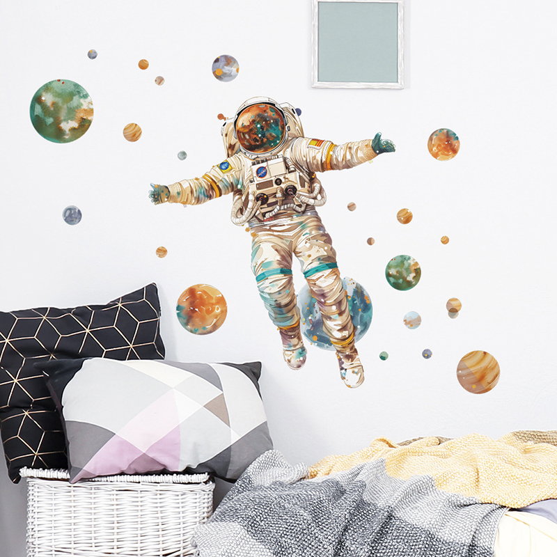 Cartoon Traum Astronaut Planet – Home Cinema Wall Bewertung und Preis