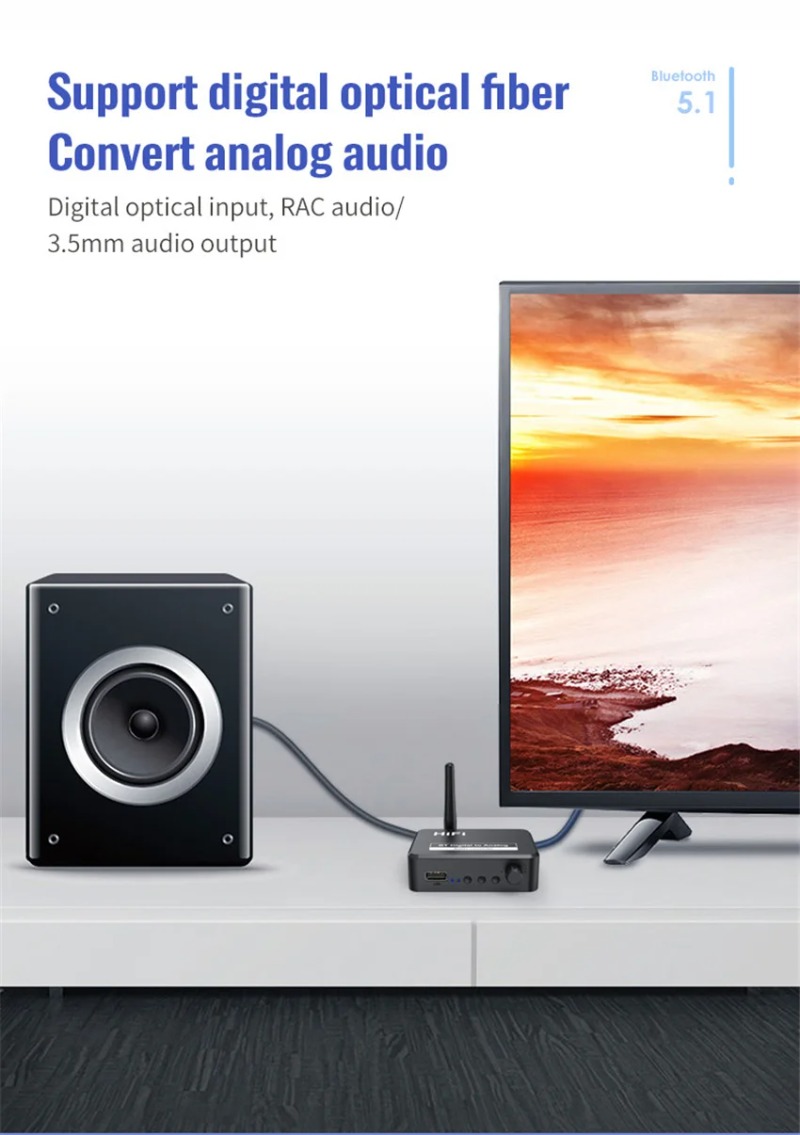 VIKEFON Analog Audio DAC Konve – Surround Sound Decoder Bewertung und Preis