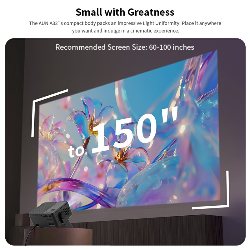 AUN A32 Pro Android 13 Projekt – Home Cinema Compact Bewertung und Preis