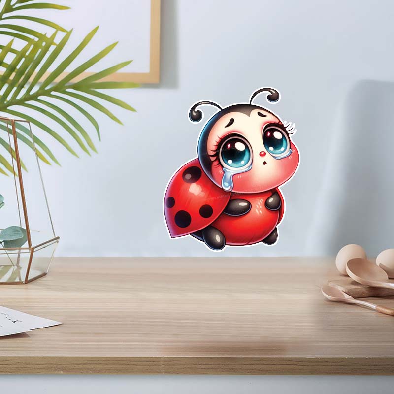Niedliche Cartoon Marienkäfer  – Home Cinema Wall Bewertung und Preis