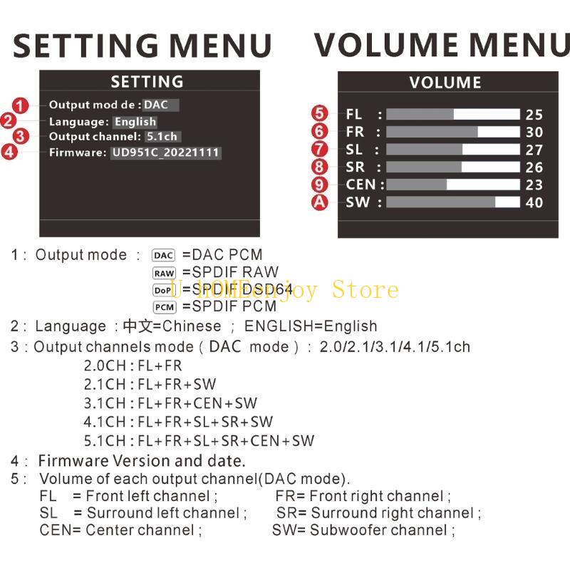 B0KF UD951C DSD-Decoder 5.1Dol – Surround Sound Decoder Bewertung und Preis