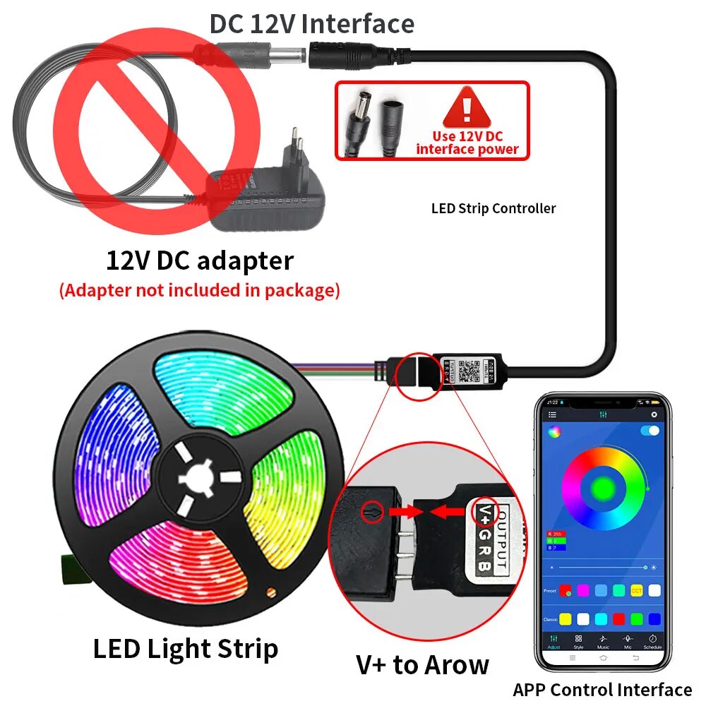 Tuya smart life led lichtst re – Ambient Light Strip Tv Bewertung und Preis