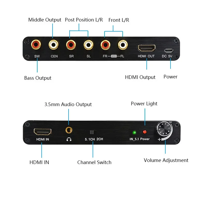 4K HD Audio Extractor Decoder  – Surround Sound Decoder Bewertung und Preis