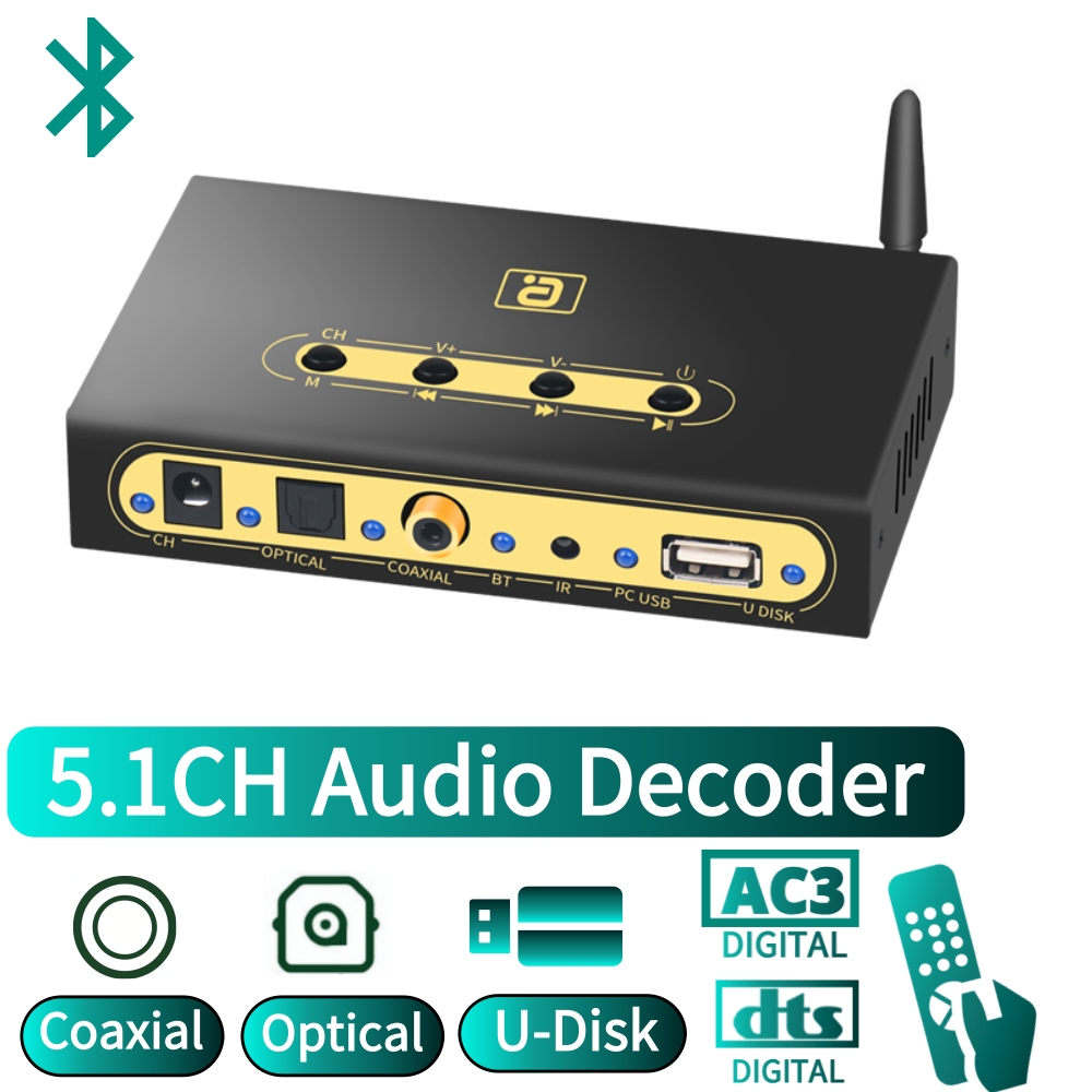 DA720 5.1CH Audio Decoder Blue – Surround Sound Decoder Bewertung und Preis
