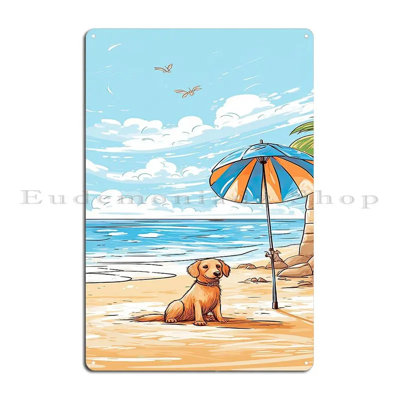 Sunny Day Beach Dog Metallschi – Home Cinema Today Bewertung und Preis