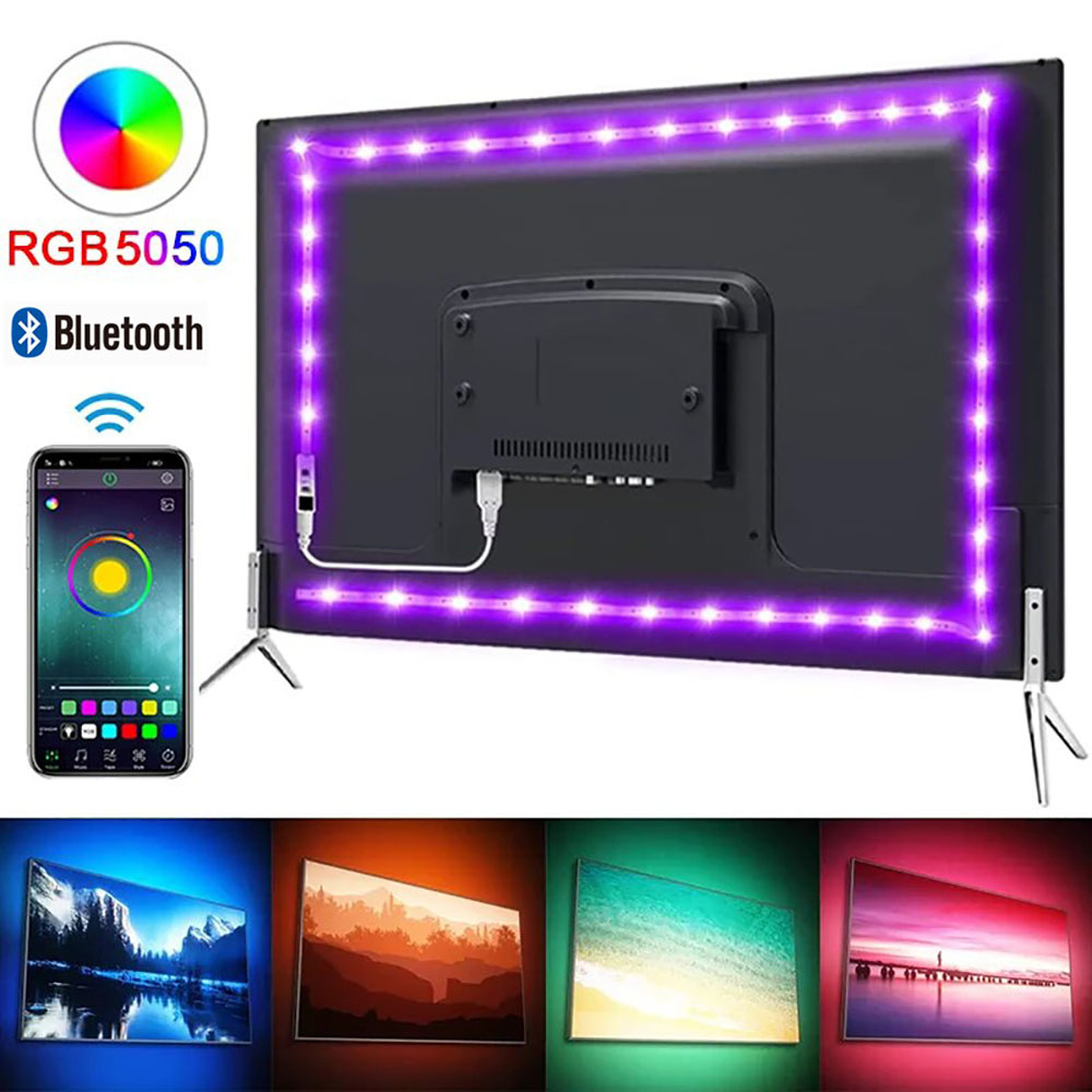 RGB LED-Lichtband mit Bluetoot – Ambient Light Strip Tv Bewertung und Preis