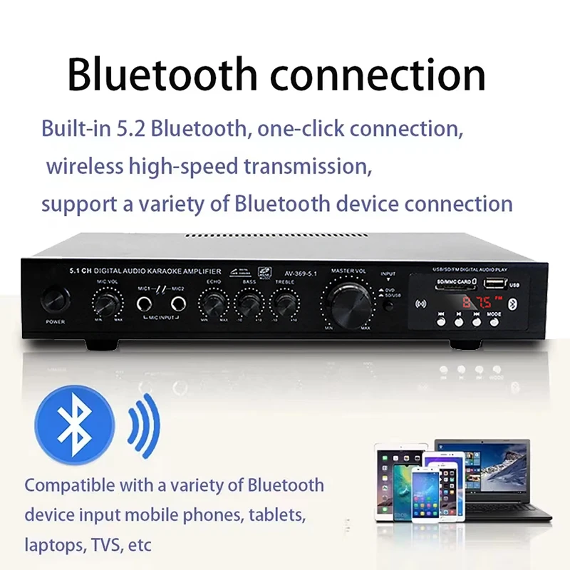 AV-369BT Bluetooth 5.1 Sound L – Home Cinema Audio System Bewertung und Preis