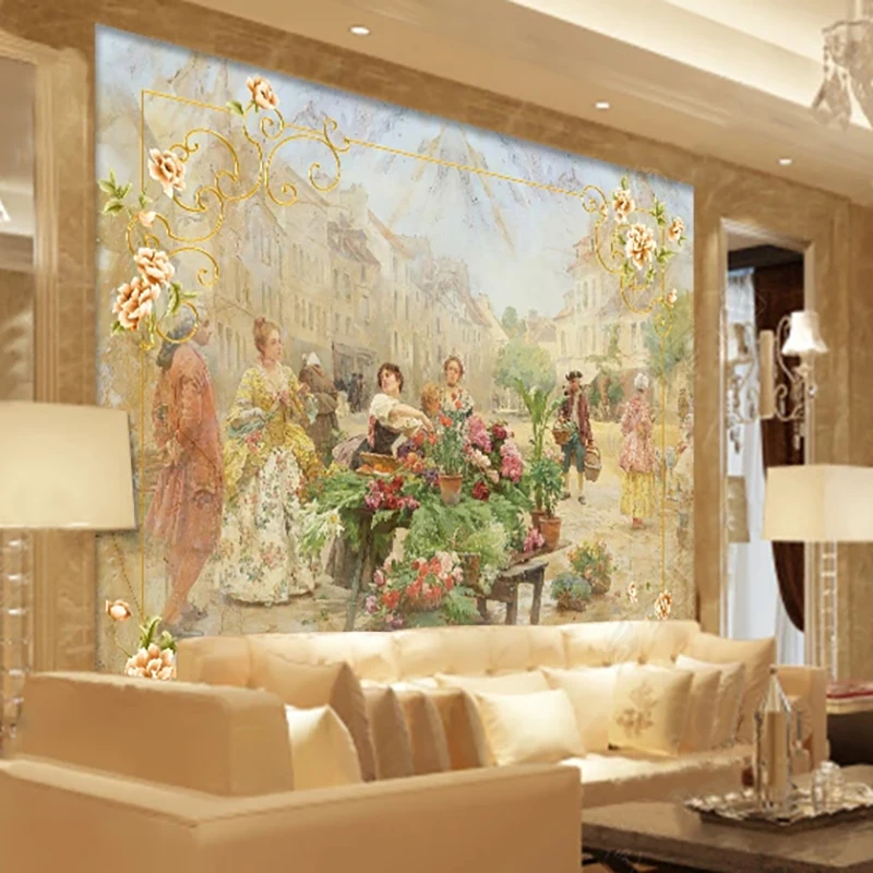 Custom Foto Tapete Europäische – Home Cinema Wall Bewertung und Preis