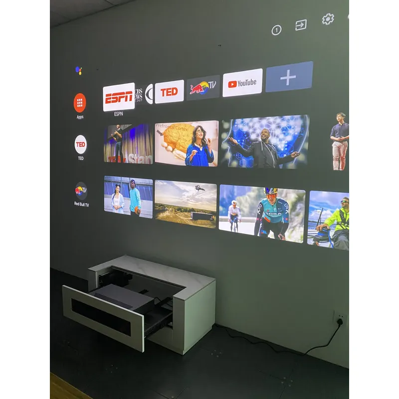 2026 Neuester Smart-Projektor- – Home Cinema Ultra Short Throw Projector Bewertung und Preis